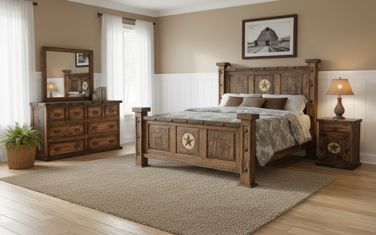 RUSTIC OASIS MARBLE BEDROOM SET – The Rustic Mile