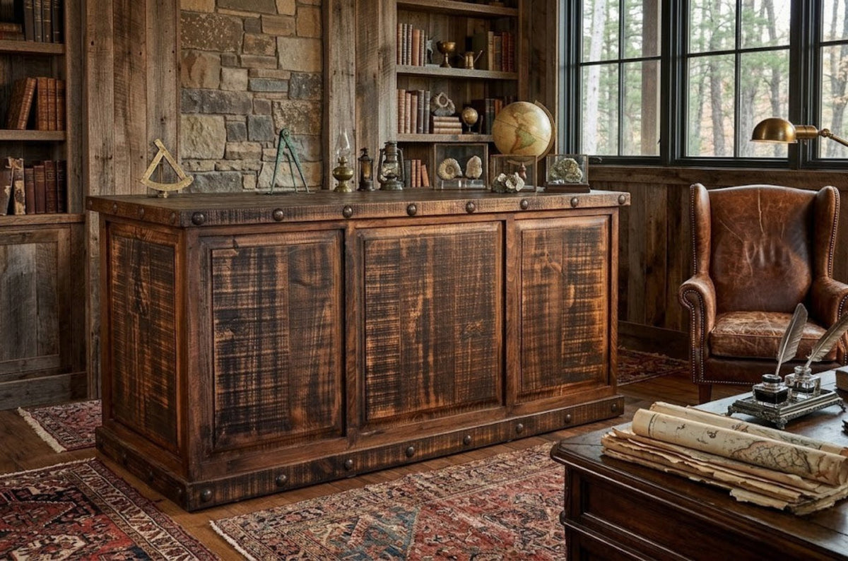 RUSTIC EXECUTIVE DESK – The Rustic Mile