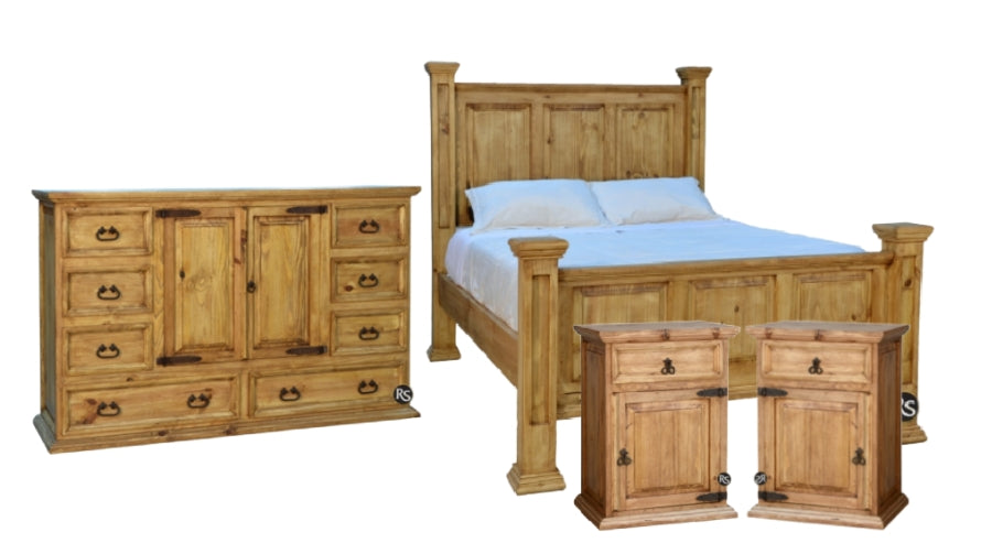 TRADITIONAL OASIS BEDROOM SET - The Rustic Mile
