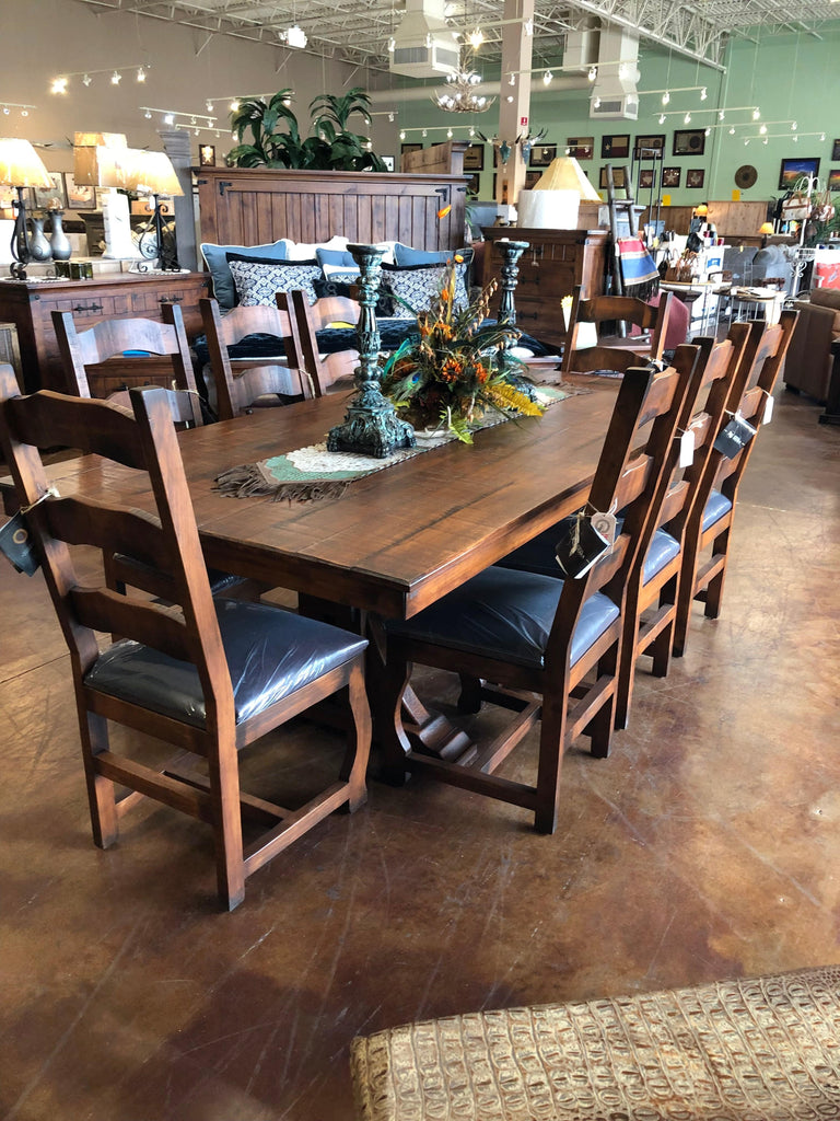 FLORESVILLE 8 FT DINING SET - The Rustic Mile