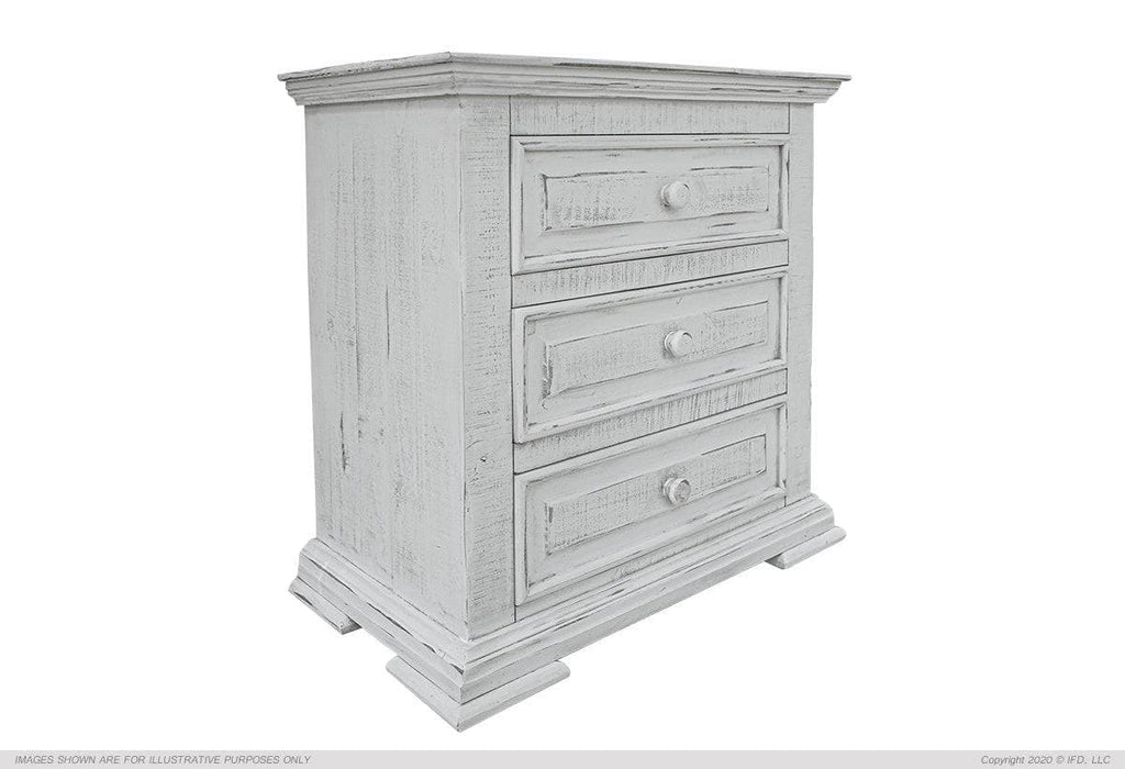 TERRA WHITE NIGHTSTAND - The Rustic Mile