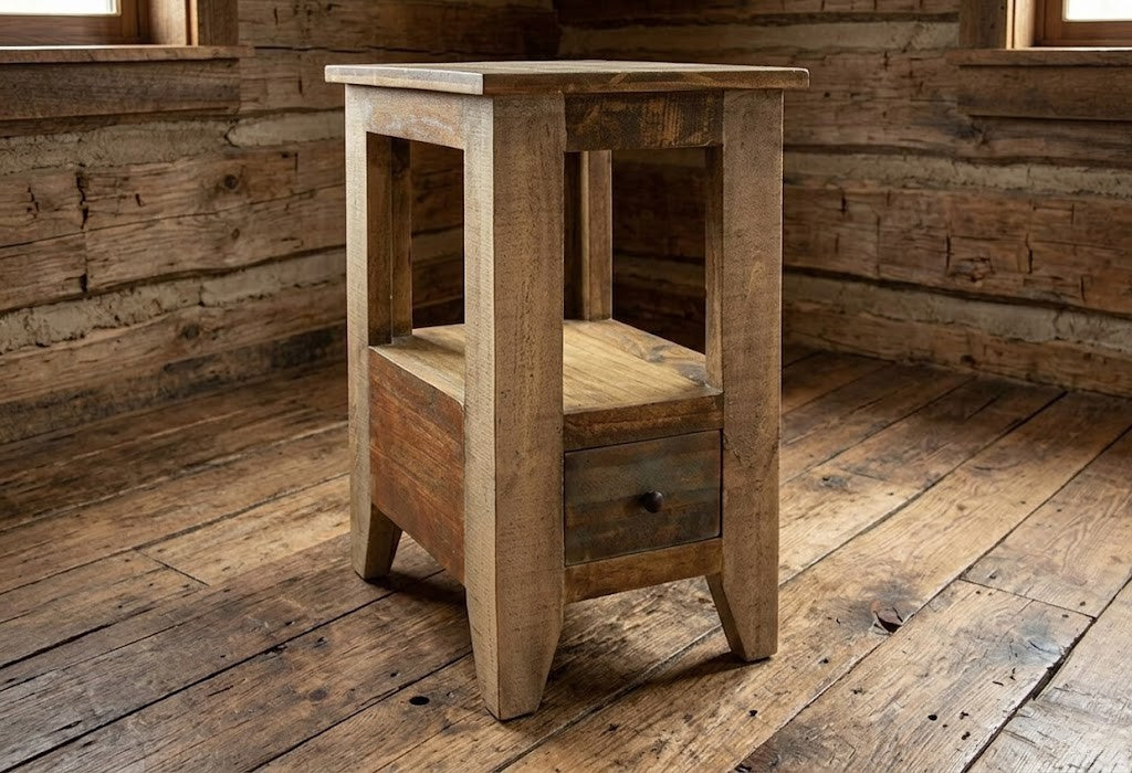 ANTIQUE CHAIR SIDE TABLE – The Rustic Mile