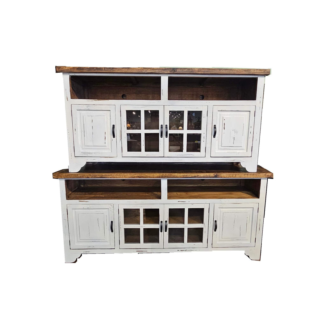 BONANZA TV CONSOLE WHITE - The Rustic Mile