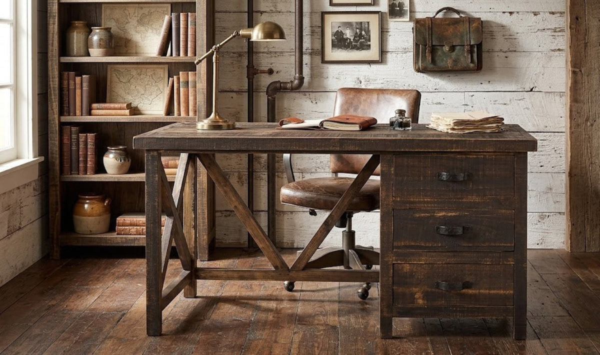 RUSTIC SANTA CRUZ DESK – The Rustic Mile