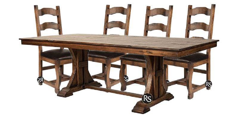 FLORESVILLE 8 FT DINING SET - The Rustic Mile