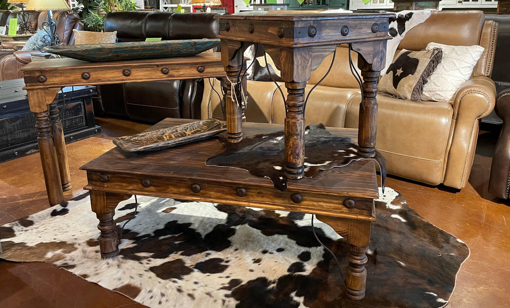 SALE! INDIAN COFFEE TABLE SET - The Rustic Mile