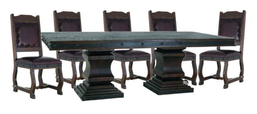 GRAND HACIENDA 8FT DINING SET - The Rustic Mile