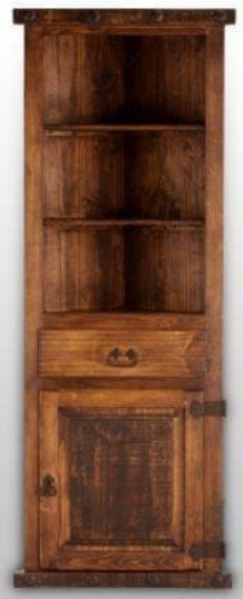 RUSTIC CORNER HUTCH