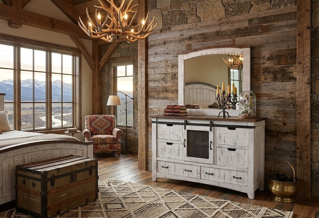 PUEBLO WHITE DRESSER – The Rustic Mile