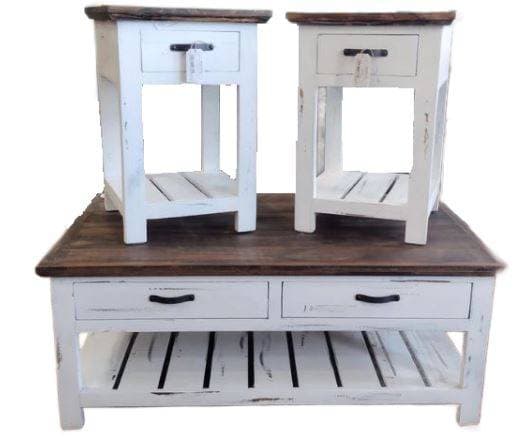 RUSTIC CANYON COFFEE TABLE SET WHITE – The Rustic Mile