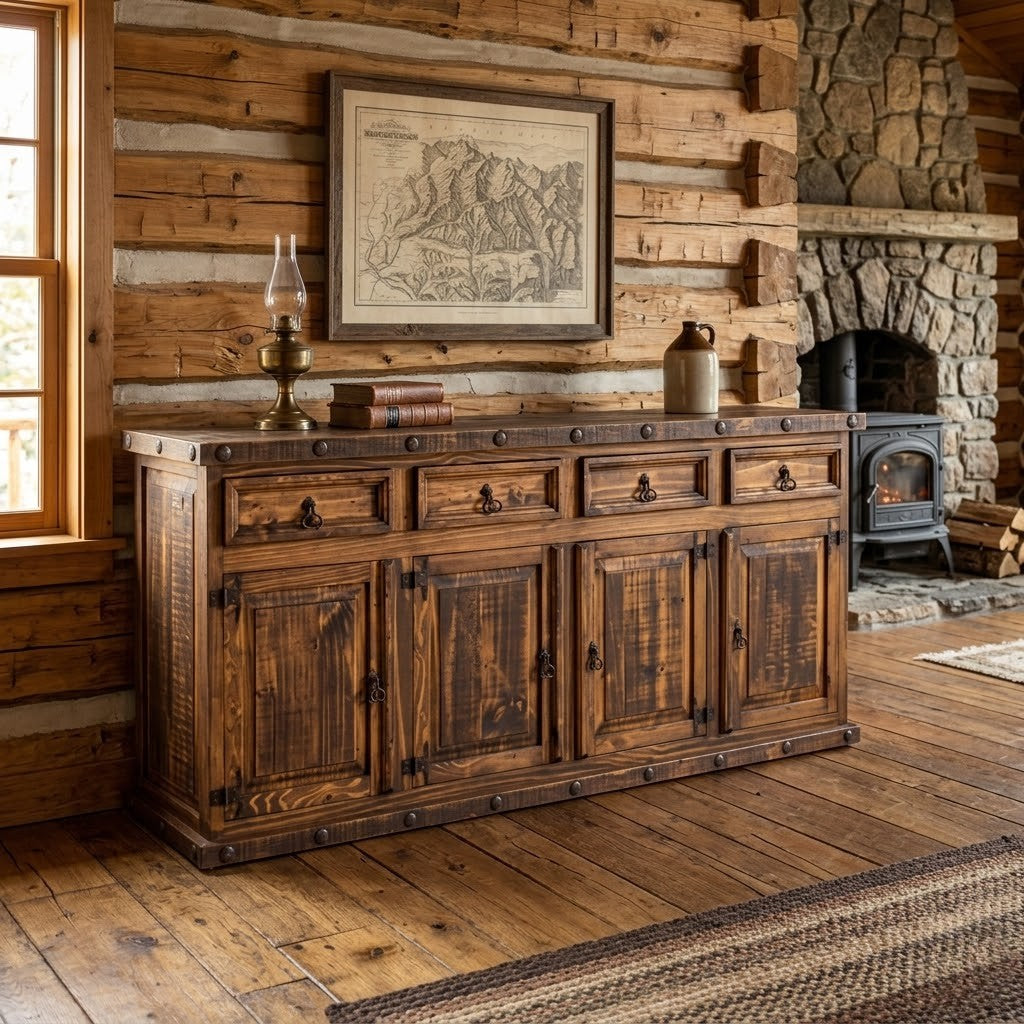 RUSTIC 4 DOOR BUFFET – The Rustic Mile