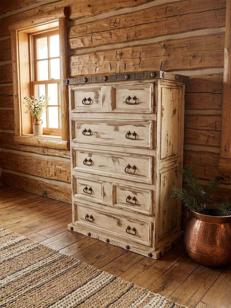 rustic metal dresser Silverton Rustic Metal Dresser Charcoal