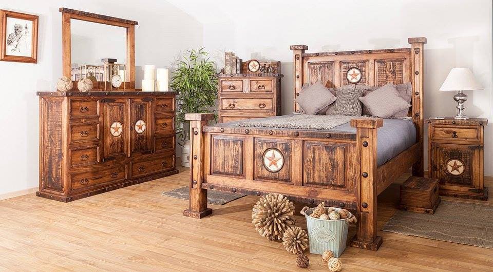 RUSTIC OASIS MARBLE BEDROOM SET - The Rustic Mile