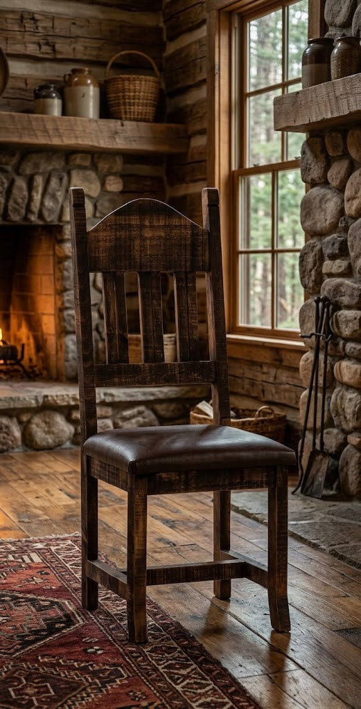 RUSTIC TX CHAIR WITH CUSHION – The Rustic Mile