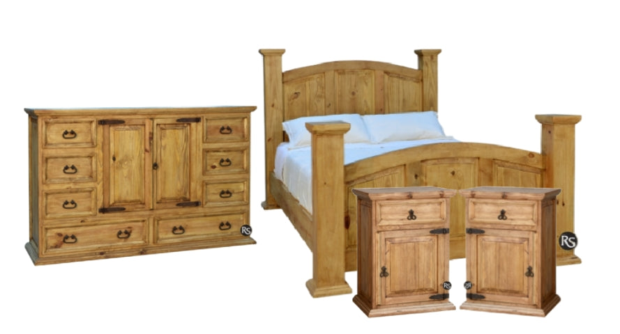 TRADITIONAL MANSION BEDROOM SET - The Rustic Mile