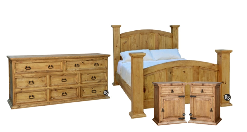 TRADITIONAL MANSION BEDROOM SET - The Rustic Mile