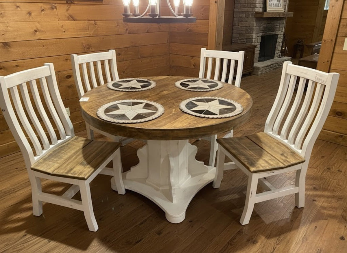 RUSTIC CANYON ROUND DINING SET – The Rustic Mile