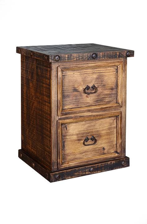 RUSTIC 2 DRAWER FILE CABINET - The Rustic Mile