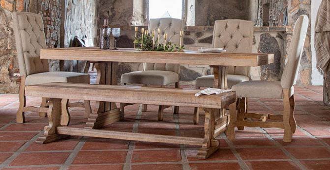 MARQUEZ DINING SET W/ FREE BENCH - The Rustic Mile