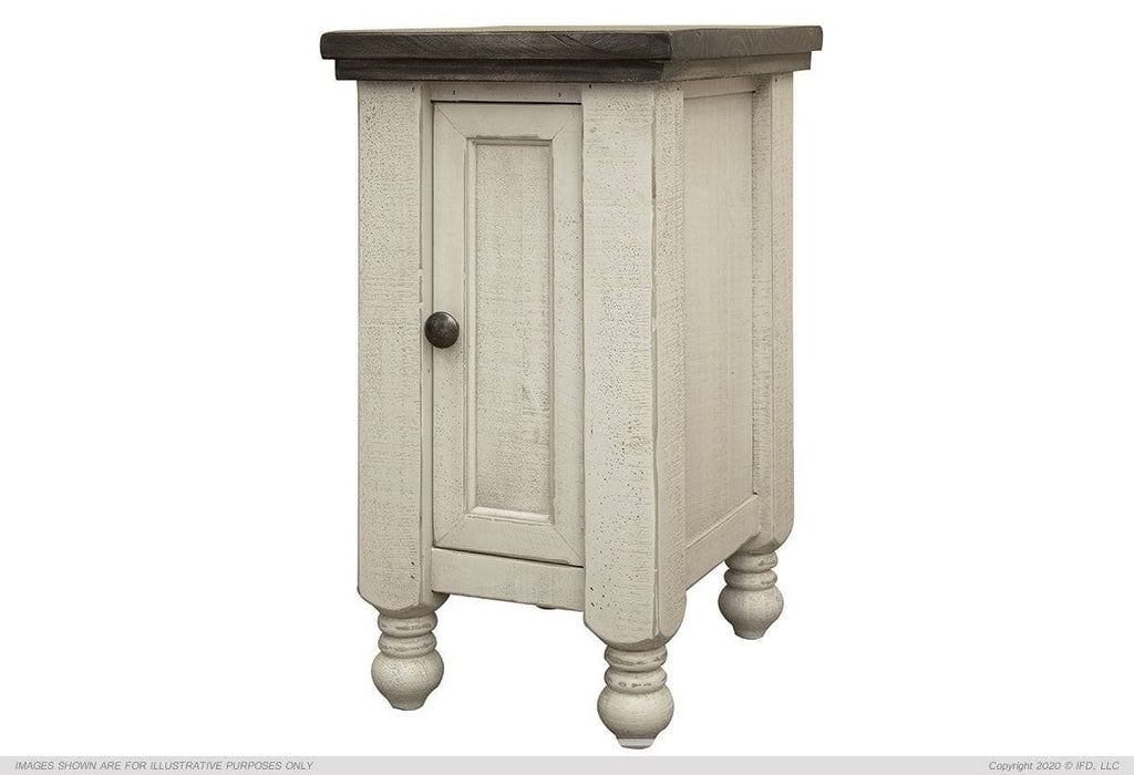 STONE 1 DOOR SIDE TABLE - The Rustic Mile