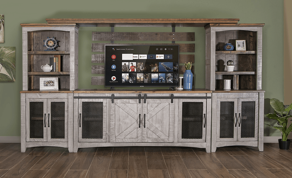 PUEBLO GRAY ENTERTAINMENT CENTER - The Rustic Mile