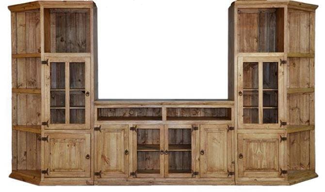 TRADITIONAL SIERRA TALL ENTERTAINMENT CENTER - The Rustic Mile