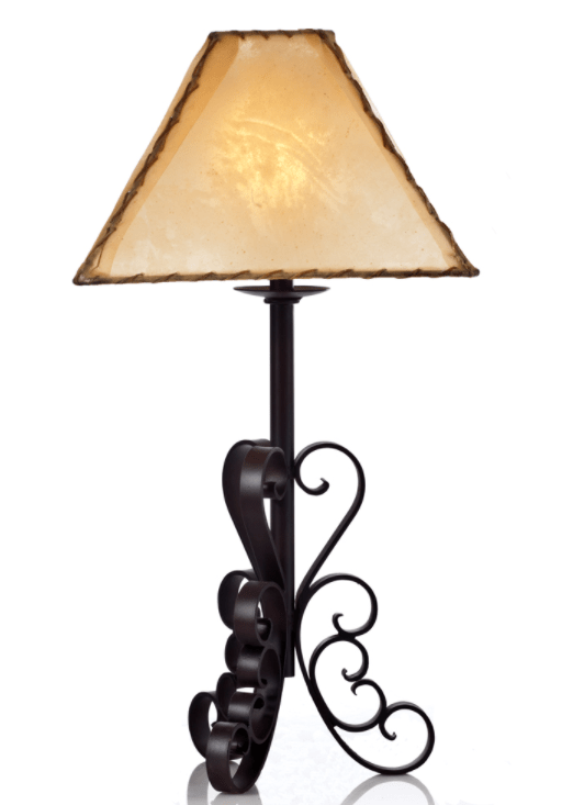 IRON TABLE LAMP 005 - The Rustic Mile