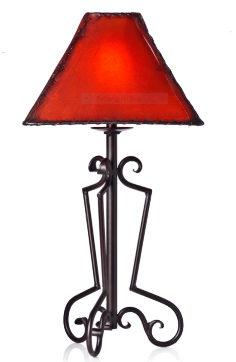 IRON TABLE LAMP 010 - The Rustic Mile