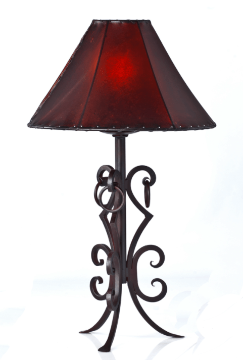 IRON TABLE LAMP 025 - The Rustic Mile
