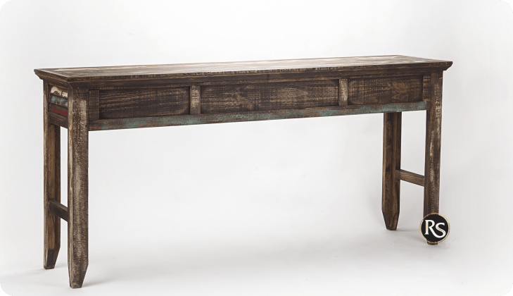 CABANA DROP SIDE SOFA TABLE - The Rustic Mile