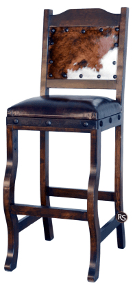 Cowhide bar stools discount