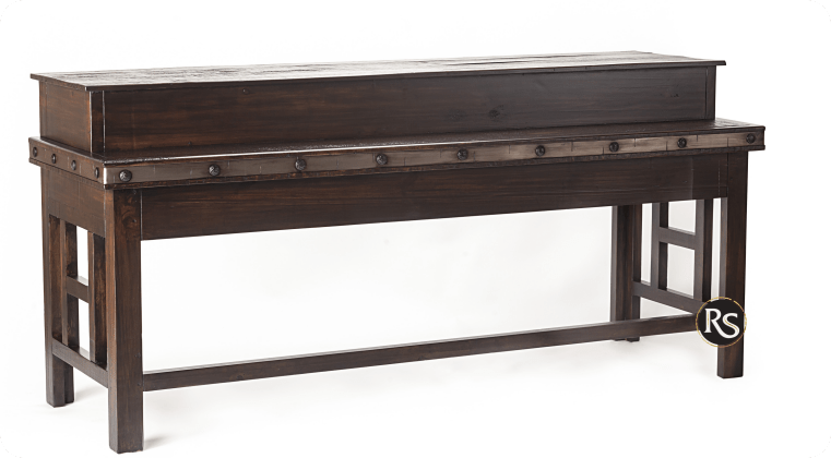 GRAND HACIENDA DROP SIDE SOFA TABLE - The Rustic Mile