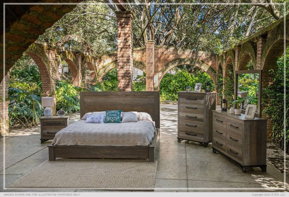 bed dresser set Alaterre Furniture Arden 5-Piece Wood Bedroom with Queen Bed, Two 2-Drawer Nightstand, 5-Drawer Chest, 6-Drawer whats more LOFT BROWN BEDROOM SET