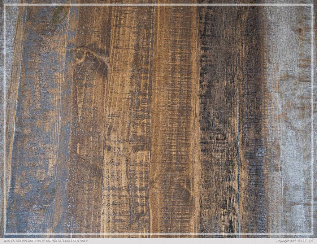 LOFT BROWN 54" SQUARE DINING TABLE - The Rustic Mile