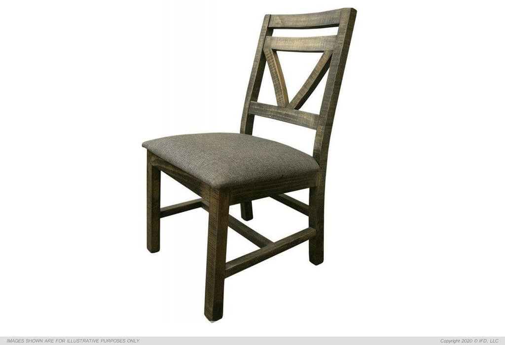 LOFT BROWN CUSHION SIDE CHAIR - The Rustic Mile