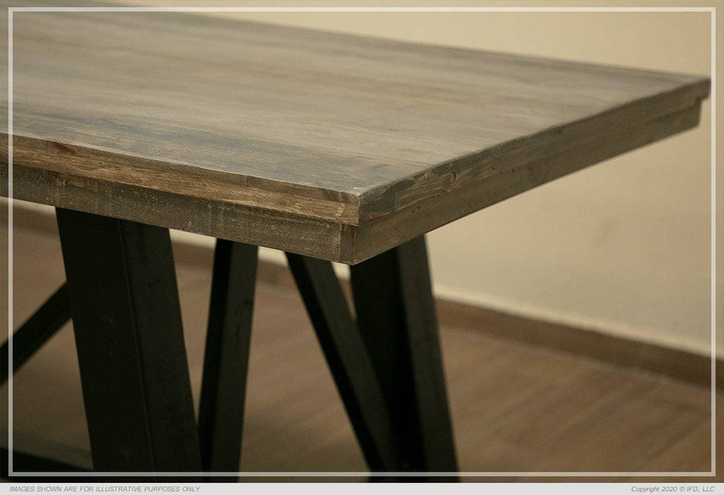 LOFT BROWN COUNTER HEIGHT TABLE - The Rustic Mile