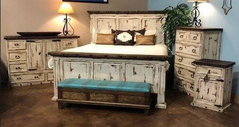 Oldie White Bedroom Set – RusticHome-Furniture