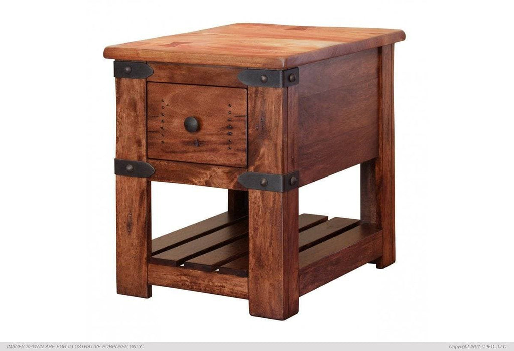 PAROTA CHAIR SIDE TABLE - The Rustic Mile