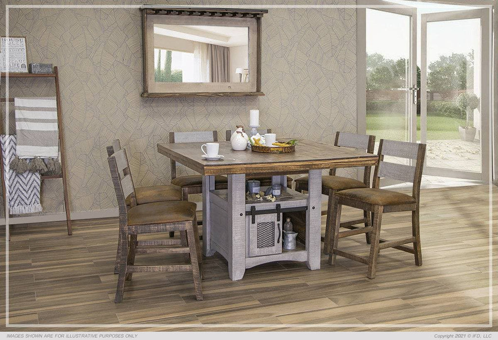 PUEBLO GRAY COUNTER HEIGHT SET - The Rustic Mile