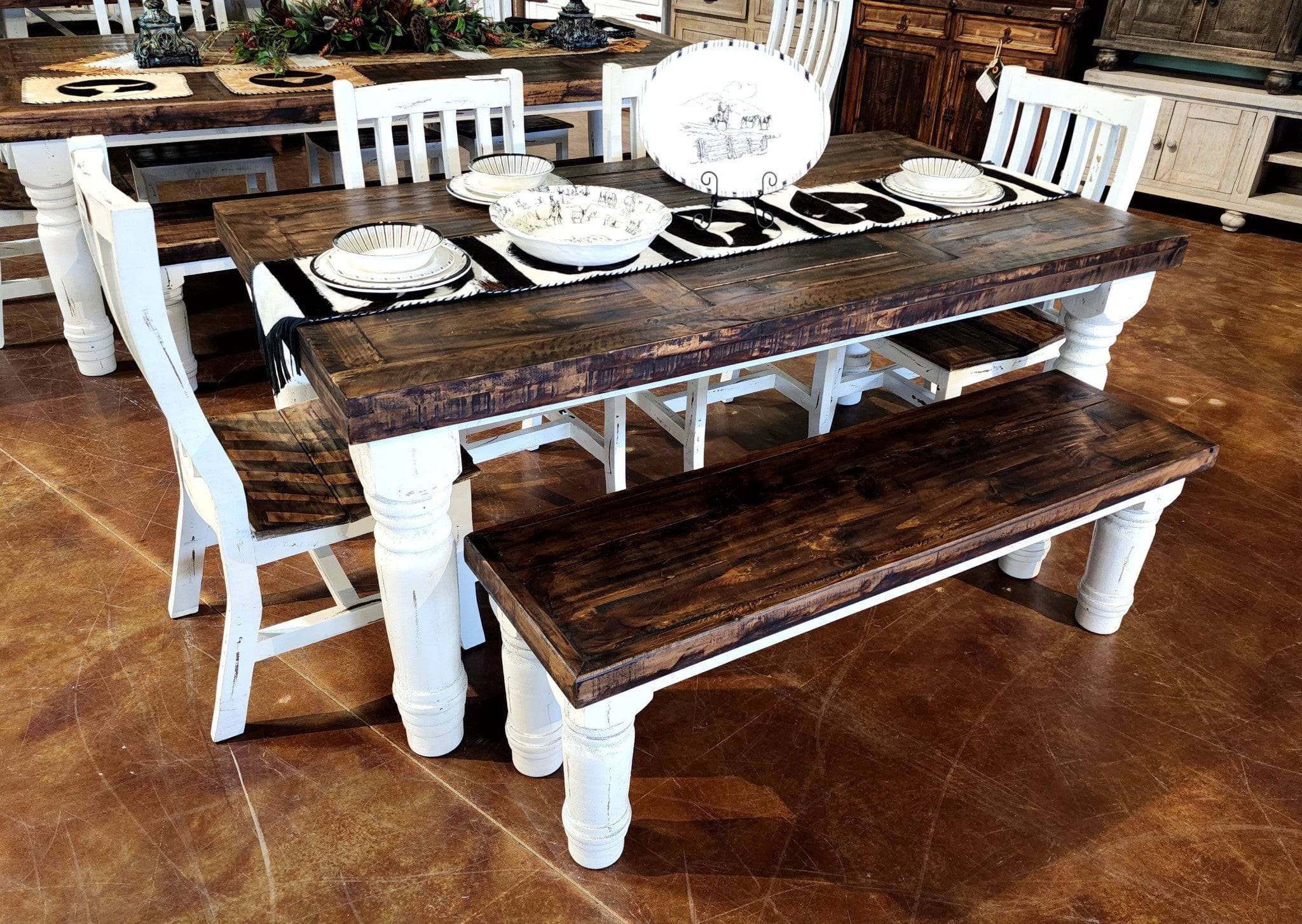 Wood Dining Room Table Used Farmhouse Dining Table Rustic