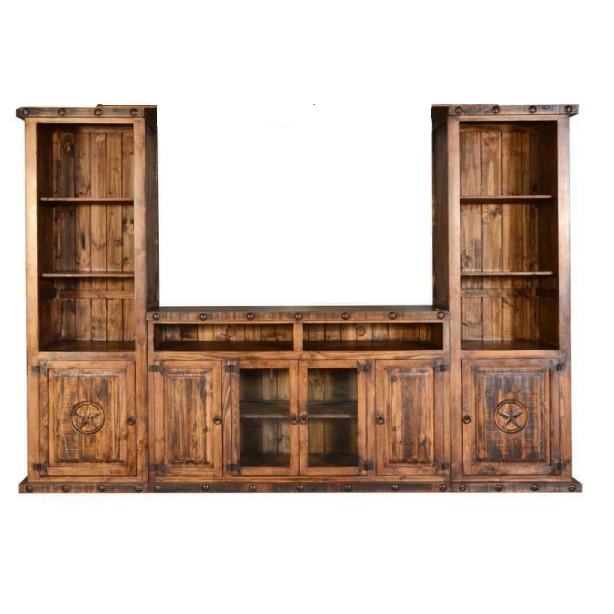RUSTIC ENTERTAINMENT CENTER
