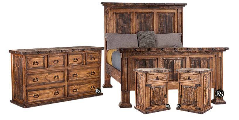 RUSTIC SANTA CRUZ BEDROOM SET - The Rustic Mile