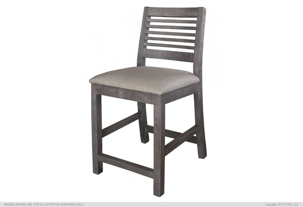 STONE LADDER BACK 24" BARSTOOL - The Rustic Mile