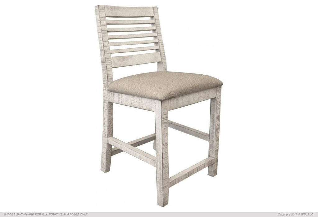 STONE LADDER BACK 24" BARSTOOL - The Rustic Mile