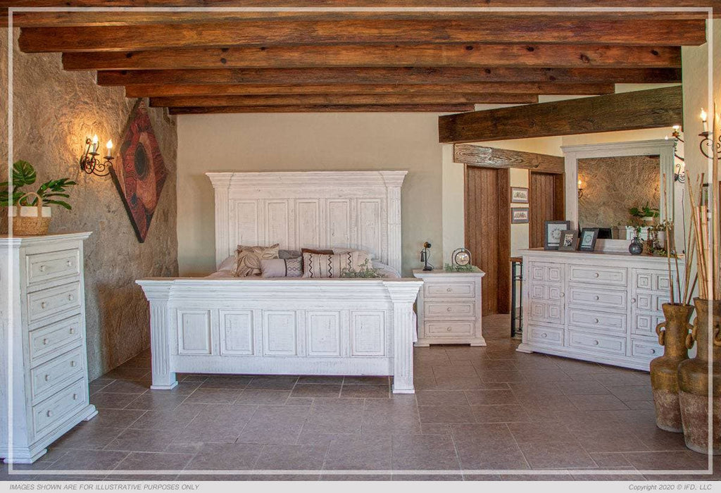 TERRA WHITE BEDROOM SET - The Rustic Mile