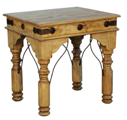 TRADITIONAL INDIAN END TABLE - The Rustic Mile