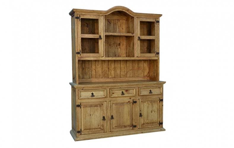 TRADITIONAL 3 DOOR BUFFET AND HUTCH - The Rustic Mile