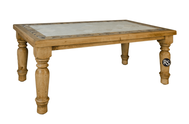TRADITIONAL MARBLE DINING TABLE - The Rustic Mile