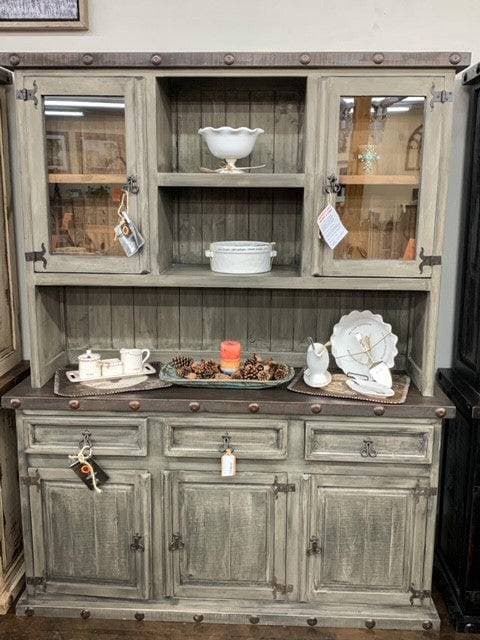 Modern Farmhouse China Cabinet Glass Doors Farmhouse Style China