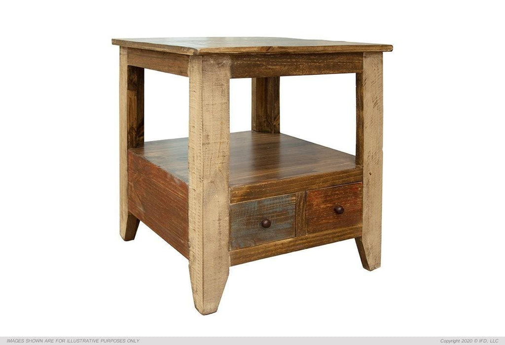 ANTIQUE COFFEE TABLE AND TWO END TABLES - The Rustic Mile